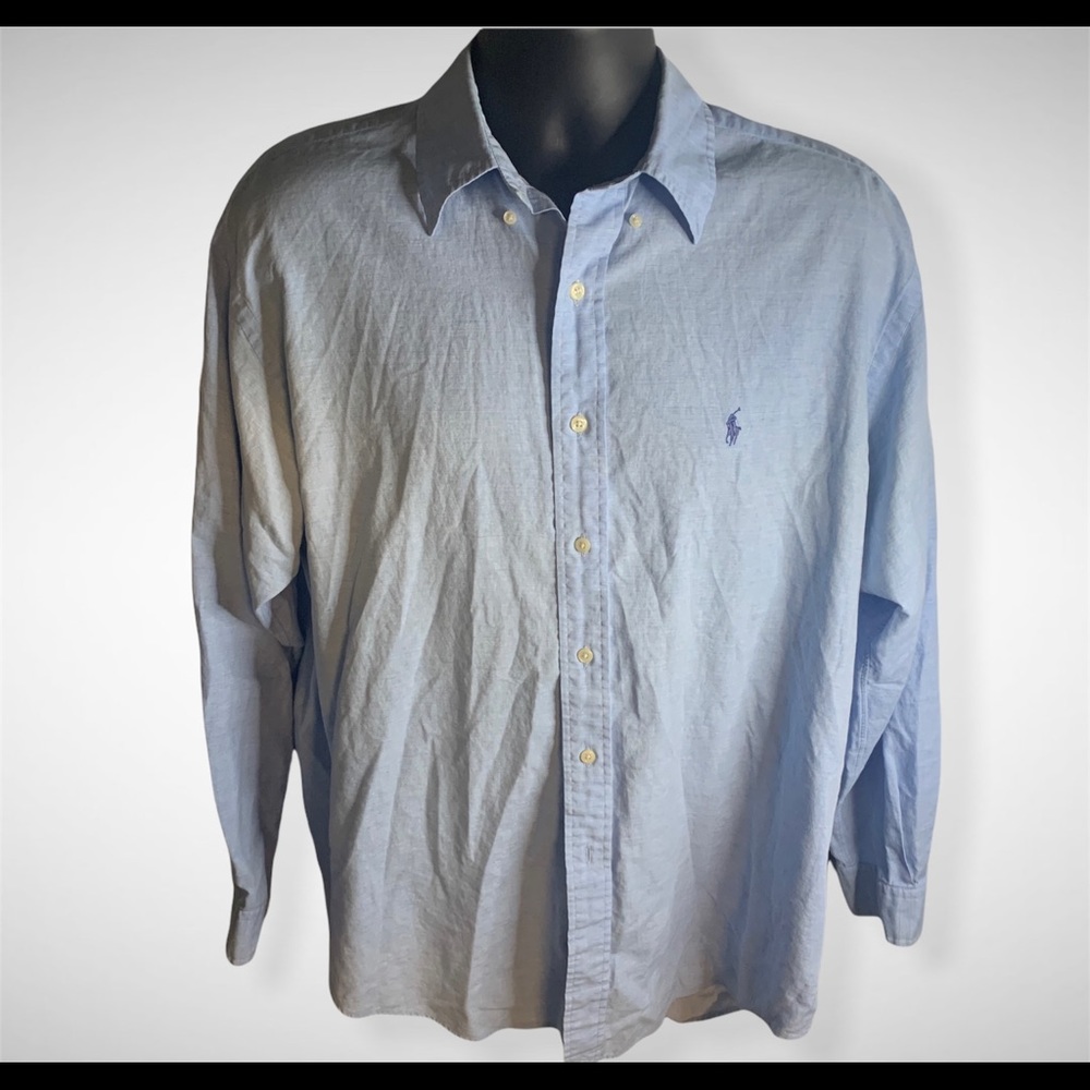 Ralph Lauren Blue Polo SZ: L